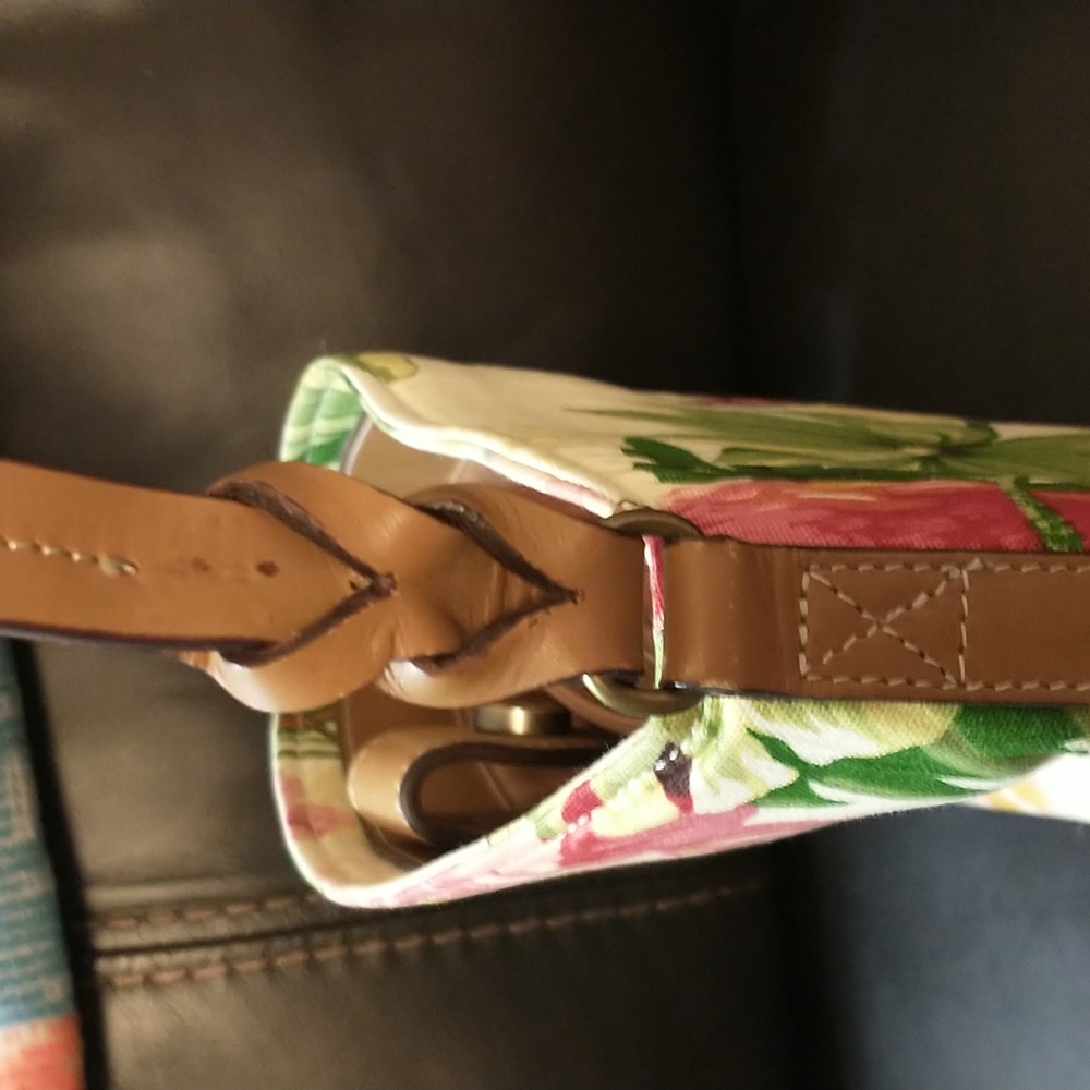 Fossil Vibrant Floral Canvas Handbag - Picture 8 of 9
